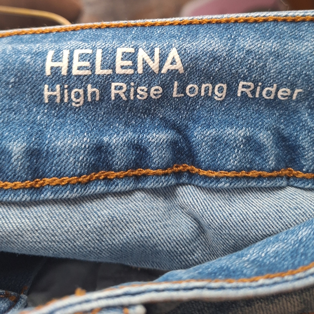 Womens !it jeans Helena High Rise Long Rider Shorts. Sz 12. - Picture 6 of 7
